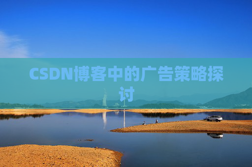 CSDN博客中的广告策略探讨